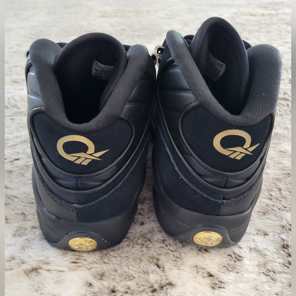 Reebok Question Mid Black/Gold - Picture 2 of 5